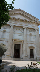 Obraz premium White historical church of San Nicolo in Verona.