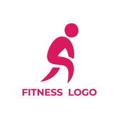 Obraz premium Fitness company logo