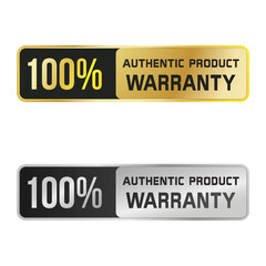 Best Gold and silver badges Official warranty, Best quality, 100% Original, round metal medal or emblems with text  transparent background.