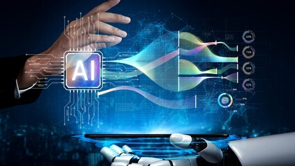 AI Assistant Brain Processor with LLM Technology, Big Data, Machine Learning, Generative AI for...