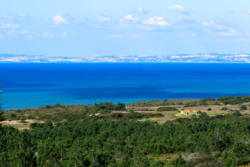 view of the coast of the mediterranean sea