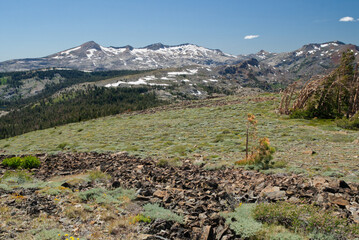 Desolation Wilderness from Echo Peak