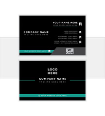 Corporate Modern and Creative Business card and editable vector graphic design. professional name card template vector. visiting card. Luxury background. Vector illustration print template. 
         