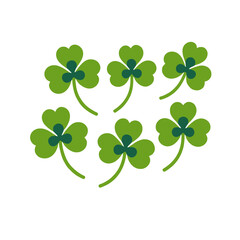 Fototapeta premium St Patricks Day Clipart-Green Shamrock Illustration-Lucky Clover Design-St Patricks Day Decoration-Irish Theme Image-Shamrock Background-Clover Graphic-St Patricks Day Art