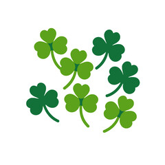 St Patricks Day Clipart-Green Shamrock Illustration-Lucky Clover Design-Irish Holiday Decoration-Shamrock Pattern for Crafts-St Patricks Day Background