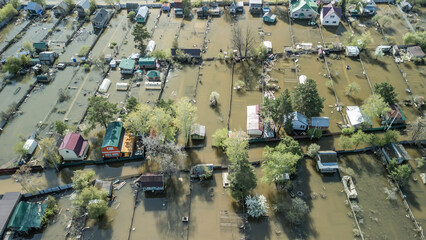 Floods and cyclone, global warming. Climate change,natural disasters the tsunami of nature.The...