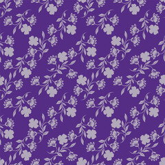 Hand drawn flowers. Seamless background with abstract cute flowers. Vector design ornament for paper; cover; fabric; interior decor; textile; fabric; wallpaper; surface design; label; packaging