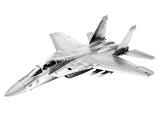 fighter jet isolated on white background PNG ,AI GENERATED