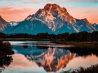 Sunrise Mount Moran Grand Teton National Park