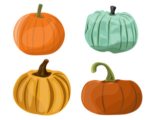 Unique Fall Pumpkin Set