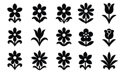 Ornament silhouette vector  illustration Design on white background