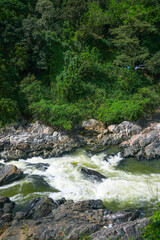 Mahaweli Ganga river near Kandy in Sri Lanka, Asia