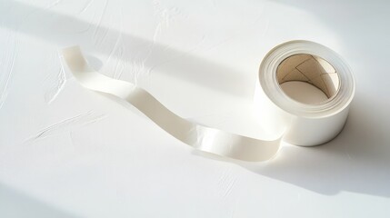 Tape, white background.