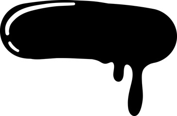 Dripping Font Minus Symbol Sign