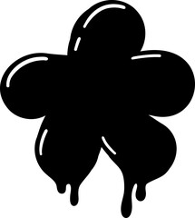 Dripping Font Asterisk Symbol Sign
