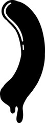 Dripping Font Parentheses Symbol Sign