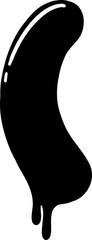 Dripping Font Parentheses Symbol Sign