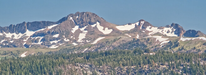 Roundtop and Sisters from Echo Peak