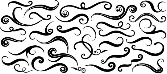 Collection of Swirls, Flourishes & Design Elements
