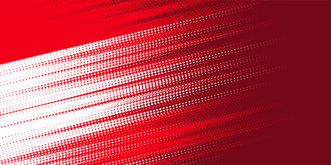 Fototapeta premium Vector sparkling dots or halftone sparkling pattern texture Pop Art Style Background. Halftone White and Red on background. EPS 10