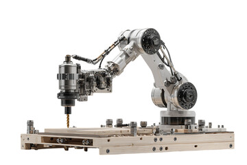 Close up of a robotic arm performing precision work.