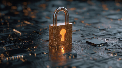 Cybersecurity Data Protection with Digital Padlock