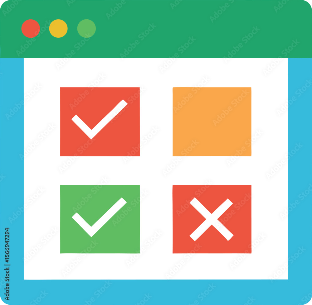 Fototapete modern web interface icon with a crossed out element isolated on transparent background