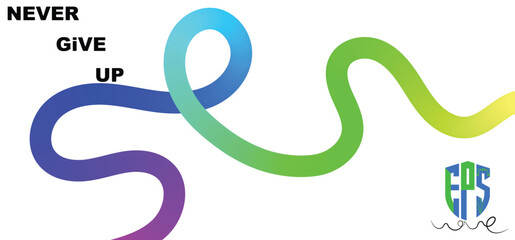 Vibrant Abstract Lines on a Dark Background. This image features a dynamic composition of colorful, curved lines against a deep teal or dark green backdrop.