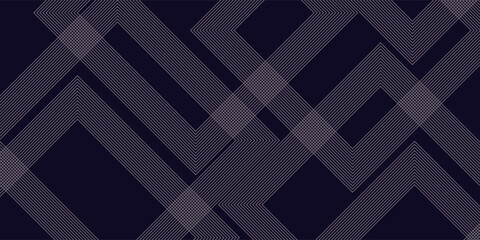 Abstract elegant black background with shiny gold geometric lines. Modern gold diagonal rounded lines pattern.Horizontal banner template. Suitable for covers, posters, presentations, vectors. eps.10