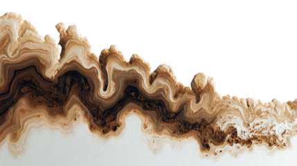 Abstract design with rich brown and cream tones, ideal for backgrounds and textures.