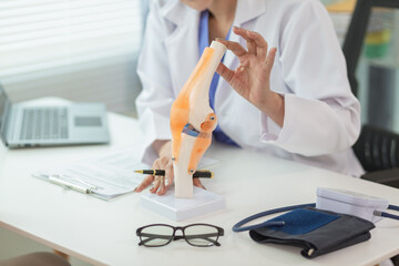 Patients consulted about knee pain due old age knee problems or joint pain that occur regularly and...