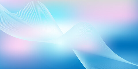 Abstract background using pastel blue and white tones, giving a sense of movement and freshness, suitable for use as a background
