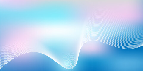 Abstract background using pastel blue and white tones, giving a sense of movement and freshness,