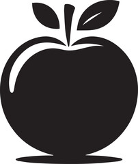 apple vector illustration silhouette 