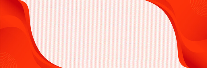Vector red line background curve element with white space for text and message design, overlapping layers, vector. modern illustration.