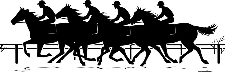 Mountain Ridershorse riding, mountain vector bundle