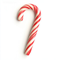candy cane isolated on white