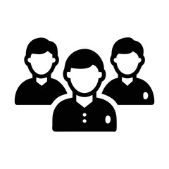 Group of people icon representing a team or organization of employees