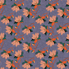 Seamless Floral Pattern for Fabric and Textile Printing