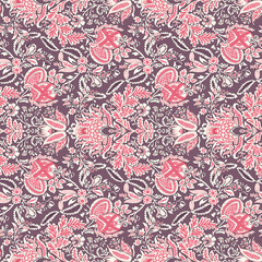 Seamless Floral Pattern for Fabric and Textile Printing