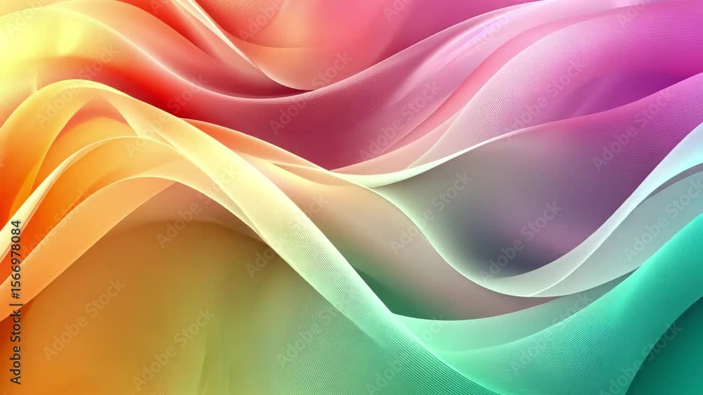 Poster vibrant soft colorful abstract background with smooth textures for creative designs, soft colorful a