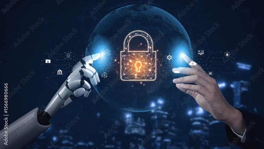 Poster ai enhances digital security by detecting threats, securing sensitive data, managing access, and pro