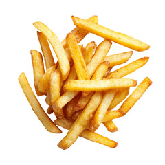 Golden-brown French fries, crispy and tempting, a classic snack