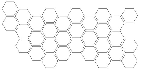 Abstract blue hexagon shape for frame illustration design. Abstract background with hexagons Abstract hexagon polygonal pattern background vector. seamless bright white abstract honeycomb background.