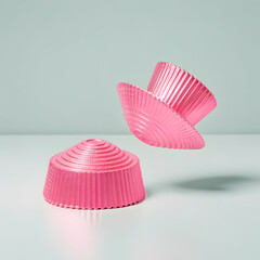 Dynamic 3d shapes with metallic textures and ambient lighting