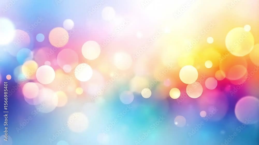 Poster beautiful abstract bokeh background with colorful lights and sparkling effects