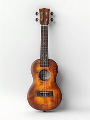 Fototapeta premium Traditional ukulele isolated on clean surface high resolution picture