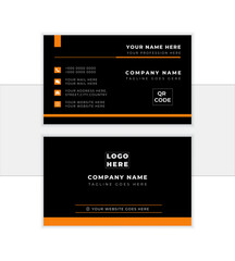 Double-sided creative business card template. Vector illustration graphic design. modern creative business card. luxury decoration art. stationary design. Vector illustration print template.
         