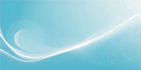 Abstract blue wave background with flowing lines and smooth digital texture design