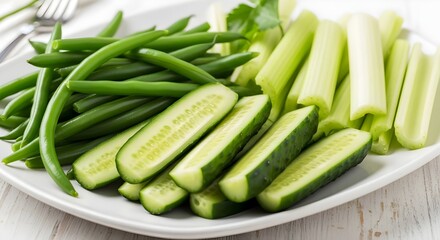 Healthy Vegetable Platter for a Fiber-First Starter
